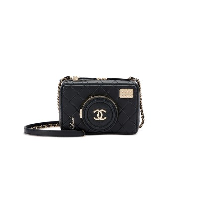 CHANEL MASTER LAMBSKIN QUILTED COCO CLICK BAG AS4817 (16*11*6cm)